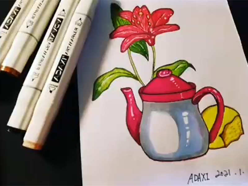 Natalia Morel - Tea Kettle Sketch